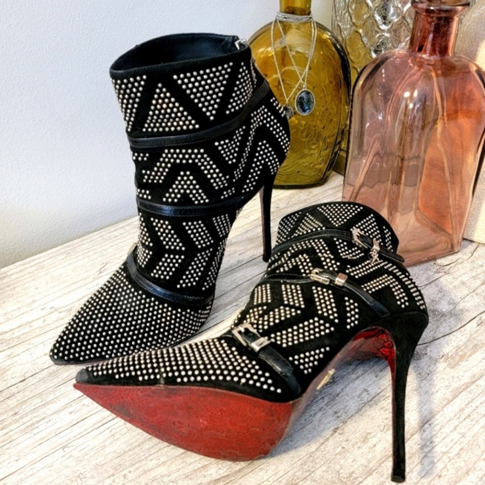 Cesare Paciotti Swarovski Dagger Stilettos